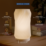 Lámpara Ether (Spiral) – Colección Elemental | Lumae - Imagen 3