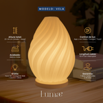 Lámpara Vela (Spiral Flame) – Colección Elemental | Lumae - Imagen 3