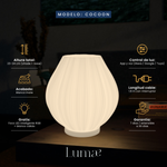 Lámpara Cocoon (Odina) – Colección Elemental | Lumae - Imagen 4